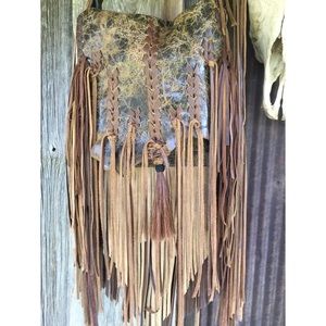 Handmade One of a kind Whiskey Lee Leather Bag